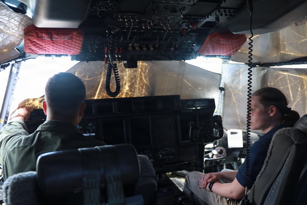 Civil Air Patrol visits VMGR-153 and VMM-268
