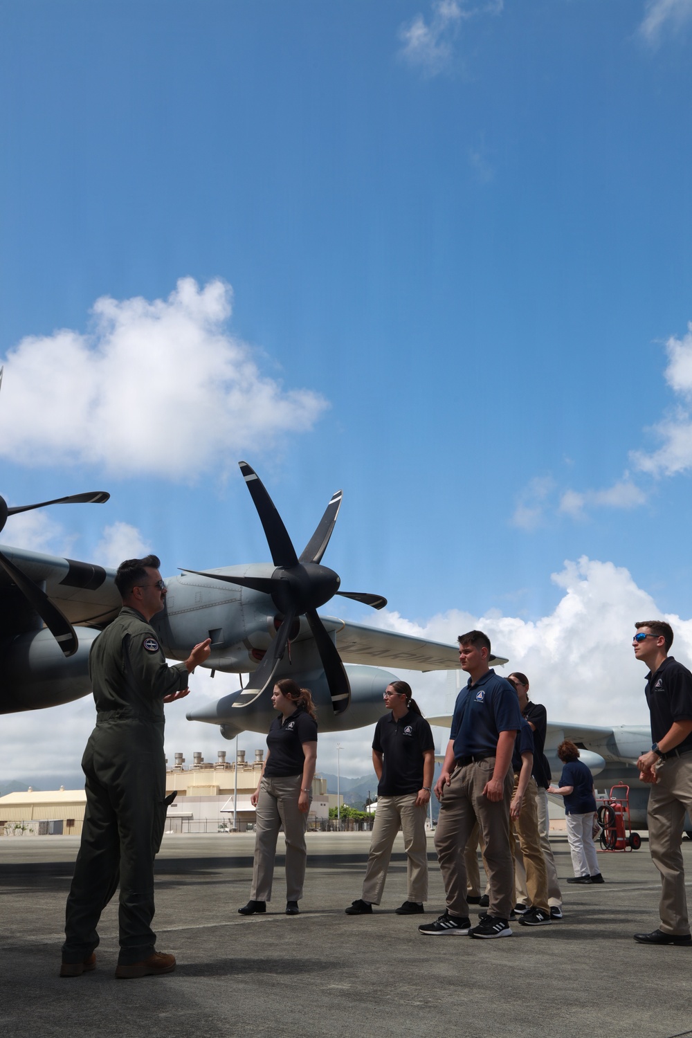 Civil Air Patrol visits VMGR-153 and VMM-268