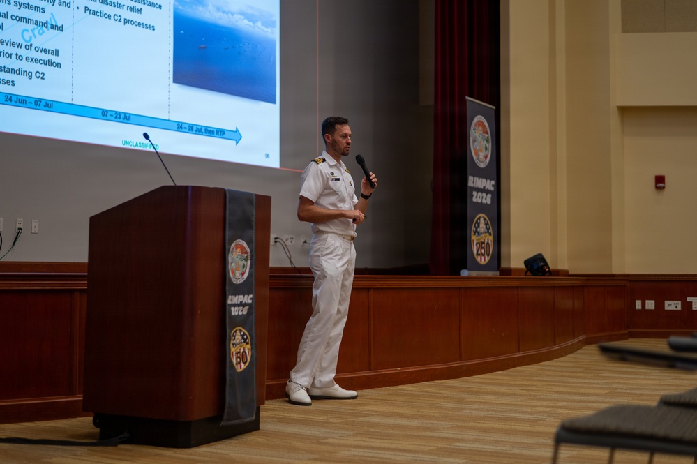 Multinational Maritime Leaders Attend Opening Briefs for RIMPAC 2026