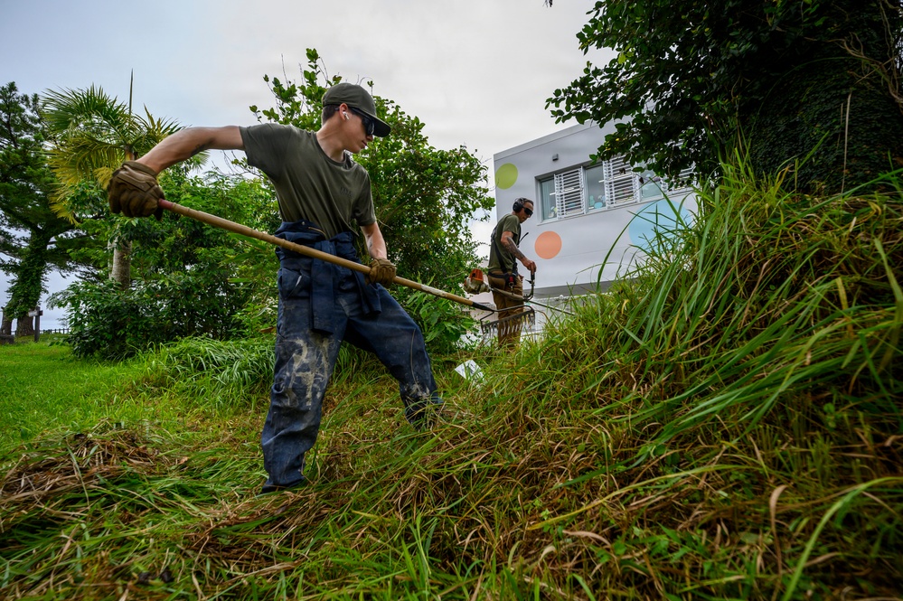 Kadena Airmen support Okinawan children’s home following typhoon damage
