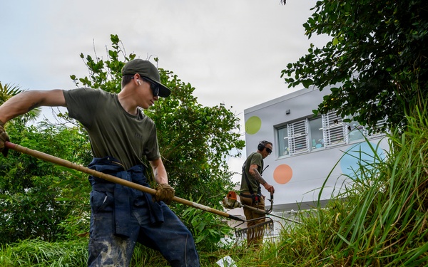 Kadena Airmen support Okinawan children’s home following typhoon damage