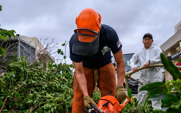 Kadena Airmen support Okinawan children’s home following typhoon damage