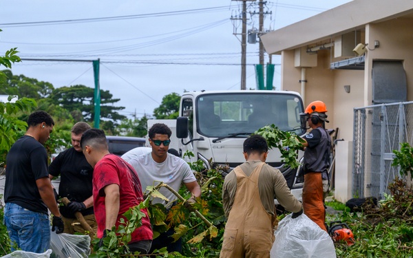 Kadena Airmen support Okinawan children’s home following typhoon damage
