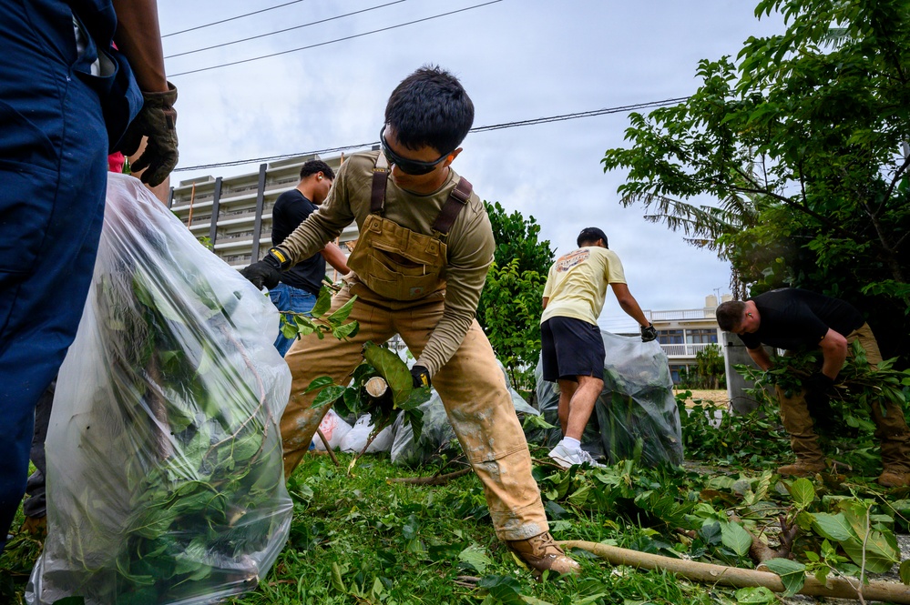 Kadena Airmen support Okinawan children’s home following typhoon damage