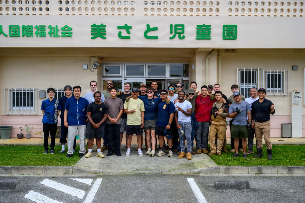 Kadena Airmen support Okinawan children’s home following typhoon damage