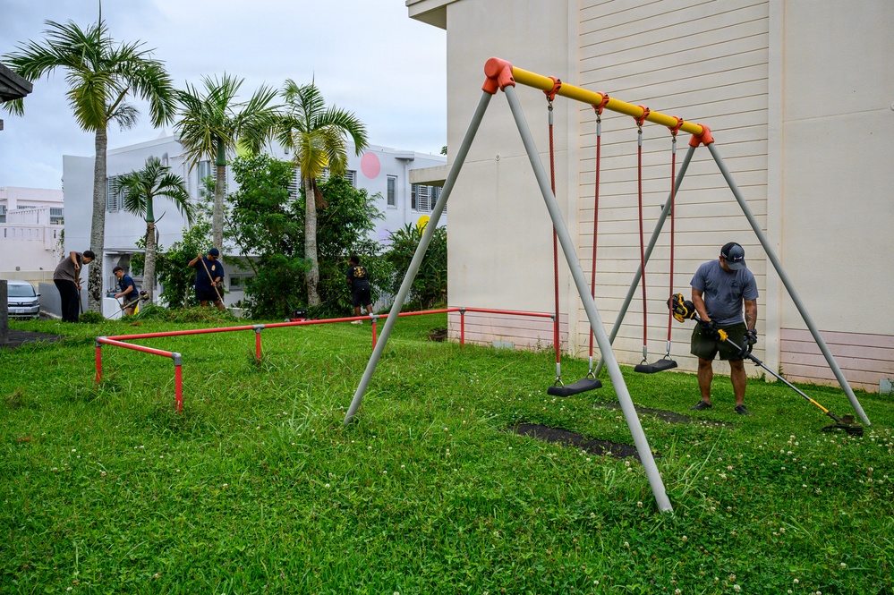 Kadena Airmen support Okinawan children’s home following typhoon damage
