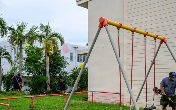 Kadena Airmen support Okinawan children’s home following typhoon damage
