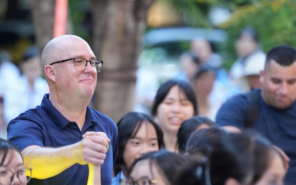 Pacific Partnership 2026 Conduct Cultural Exchange Events at Phan Đình Phùng High School in Quang Tri, Vietnam,