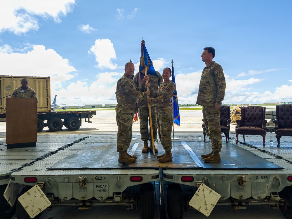 Andersen welcomes new 36 MUNS commander