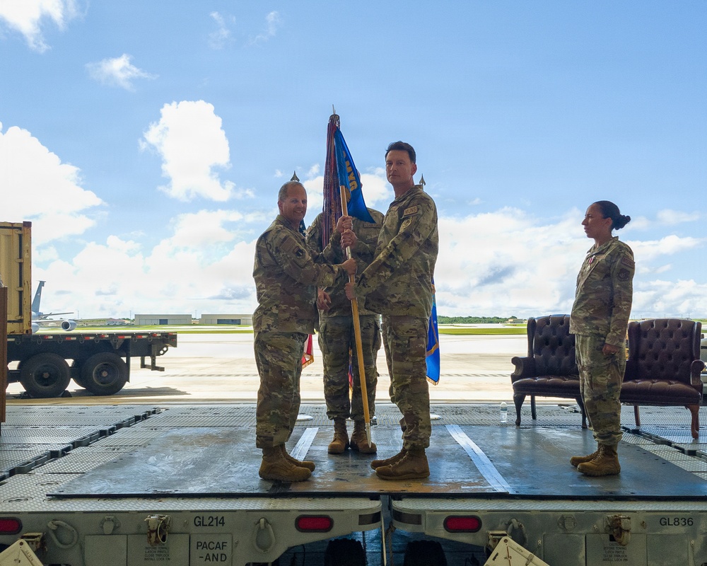 Andersen welcomes new 36 MUNS commander