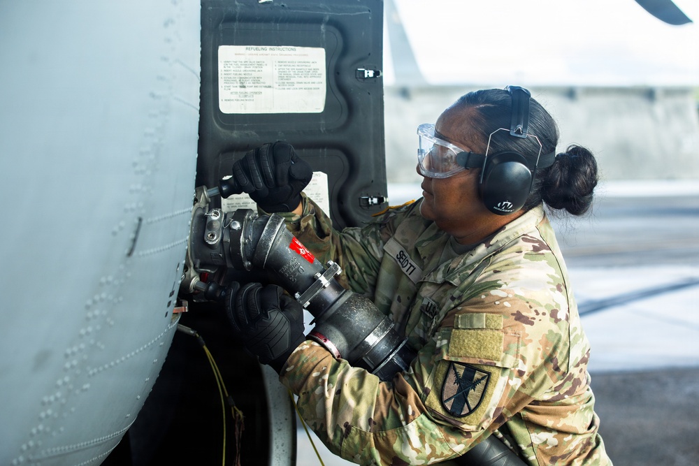 Army Fuelers Support Air Operations During Valiant Shield 26