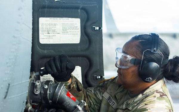 Army Fuelers Support Air Operations During Valiant Shield 26