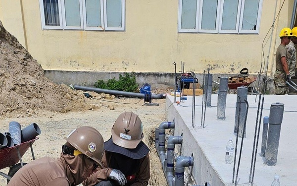 Pacific Partnership 2026 U.S. Navy Seabees Builds New Restroom Facility in Quang Trach, Vietnam, June 13, 2026