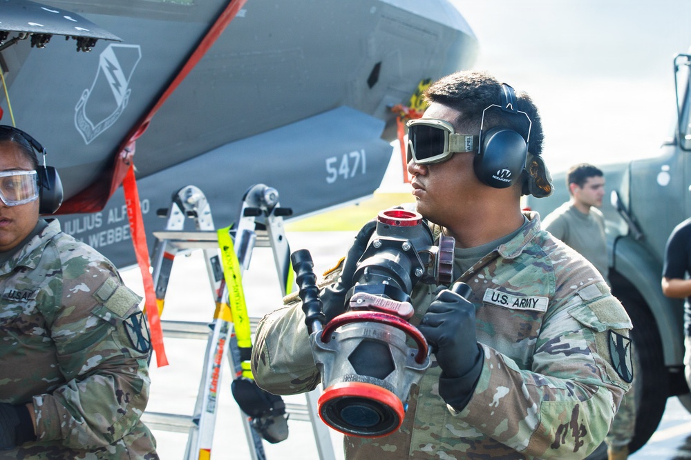 Army Fuelers Support Air Operations During Valiant Shield