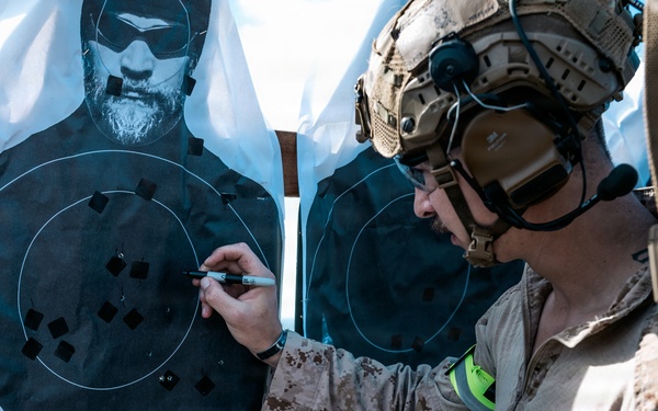 11th MEU Marines Conduct Marksmanship Training Aboard USS Portland