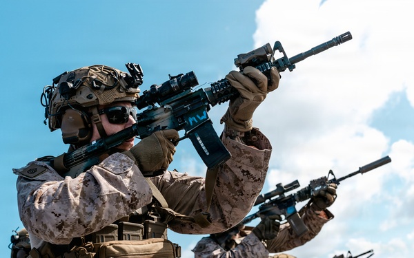 11th MEU Marines Conduct Marksmanship Training Aboard USS Portland