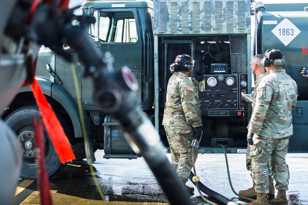 Army Fuelers Support Air Operations During Valiant Shield