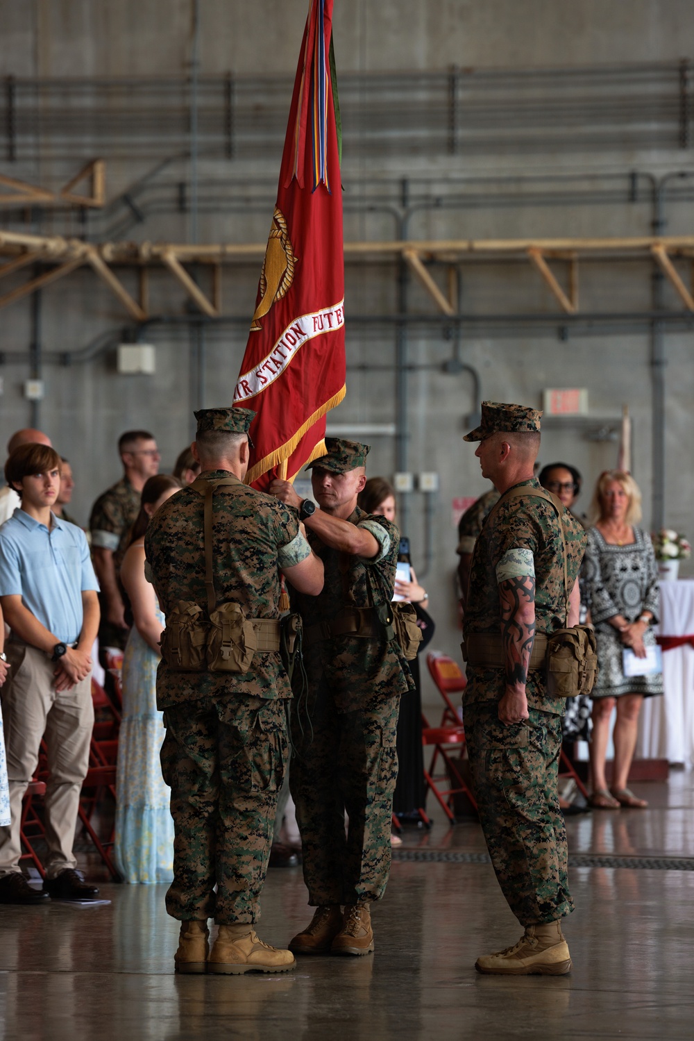 Col. Hudson assumes command of Marine Corps Air Station Futenma