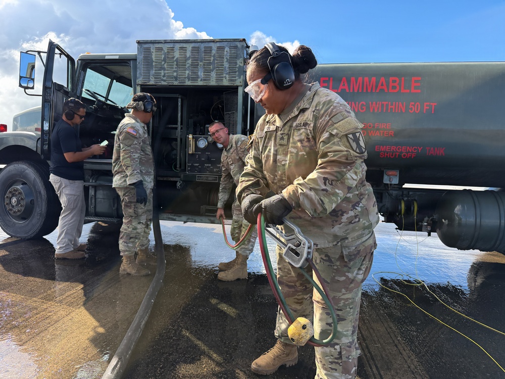 Army Fuelers Support Air Operations During Valiant Shield