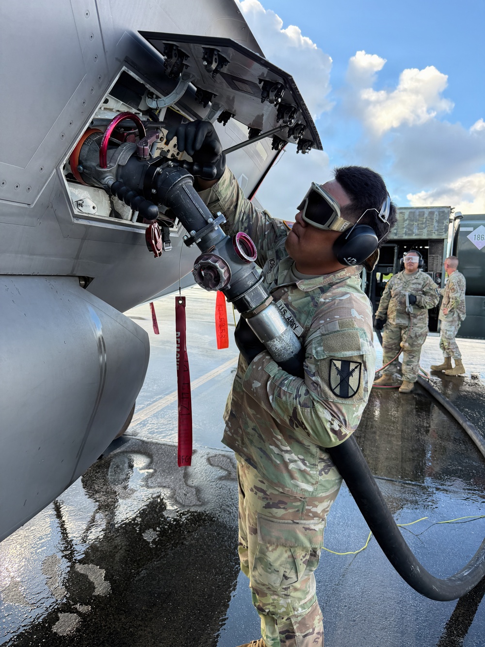 Army Fuelers Support Air Operations During Valiant Shield