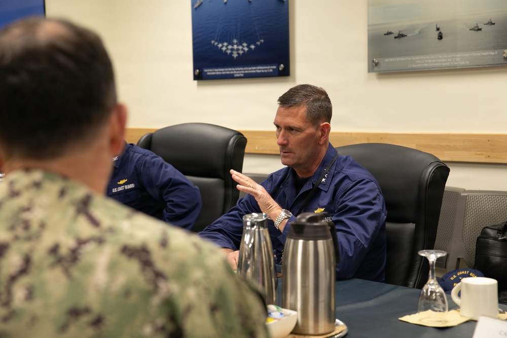 U.S. Coast Guard Pacific Area visits C7F C7F; U.S. Coast Guard; Pacific Area
