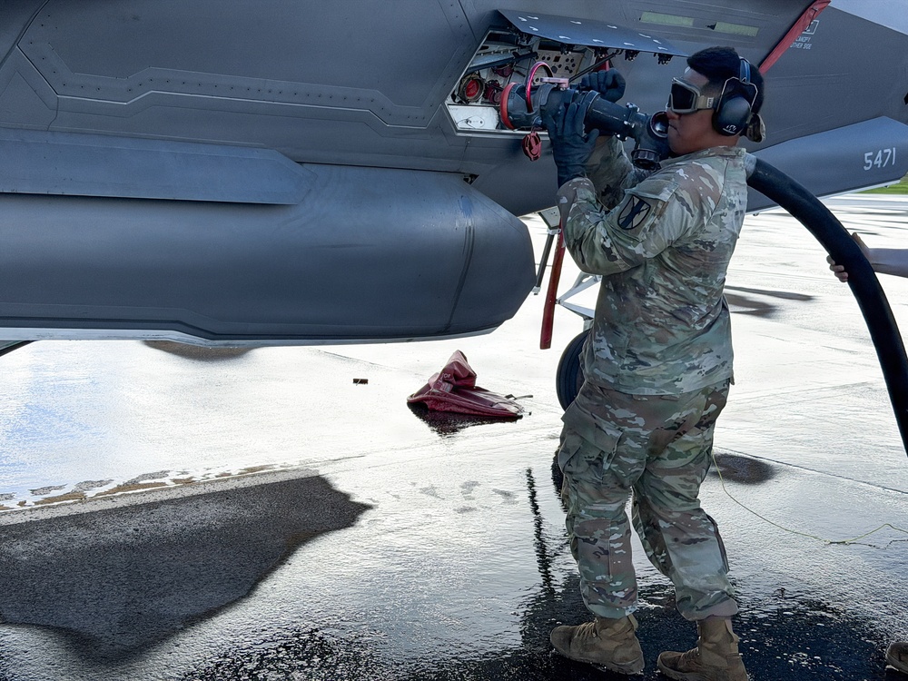 Army Fuelers Support Air Operations During Valiant Shield