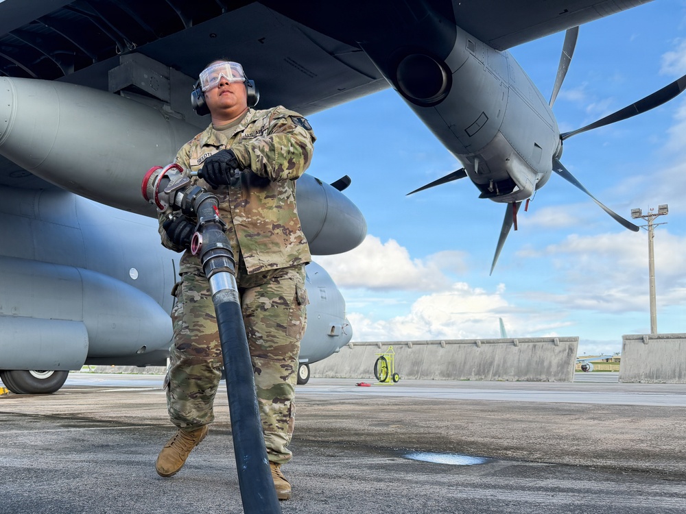 Army Fuelers Support Air Operations During Valiant Shield