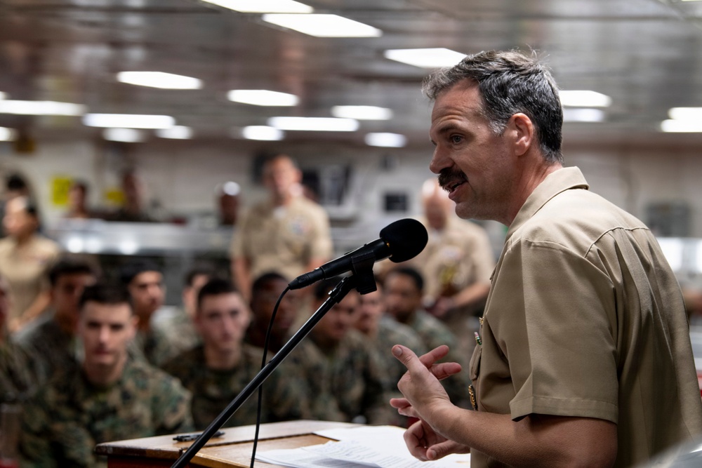USS Boxer Celebrates 128th Hospital Corpsman Birthday