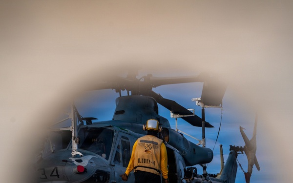 Boxer Sailors Conduct Flight Operations