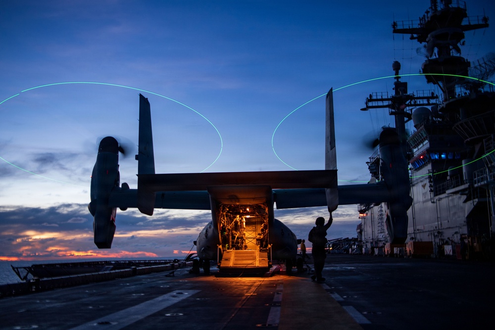 Boxer Sailors Conduct Flight Operations