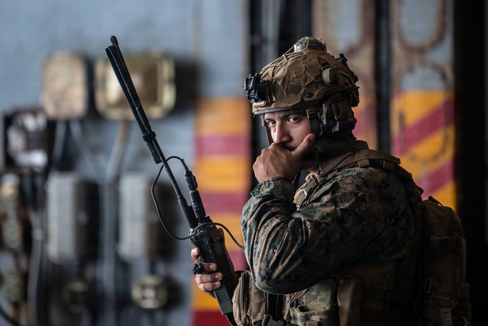 Boxer Sailors, 11th MEU Marines Conduct Daily Operations