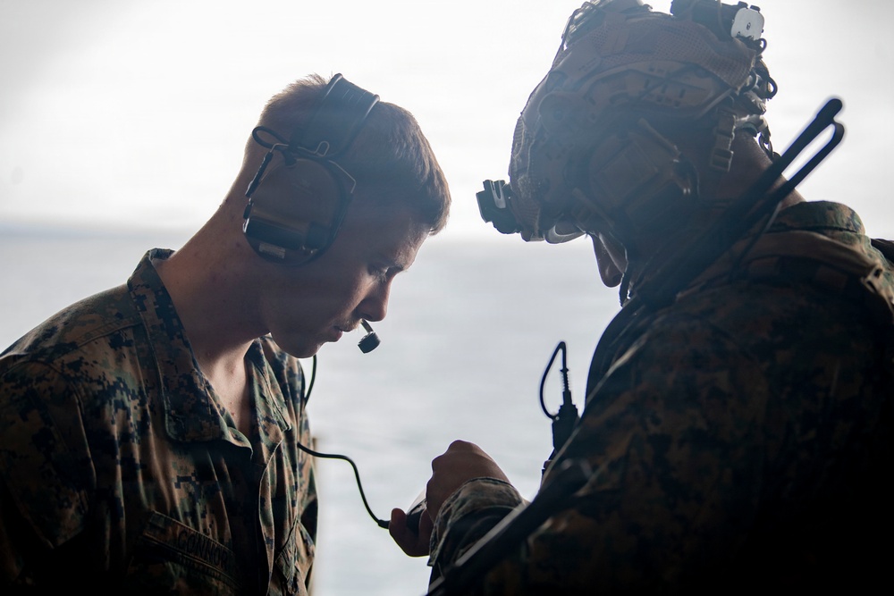 Boxer Sailors, 11th MEU Marines Conduct Daily Operations