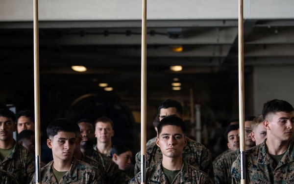 Boxer Sailors, 11th MEU Marines Conduct Daily Operations