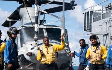 Boxer Sailors, 11th MEU Marines Conduct Daily Operations
