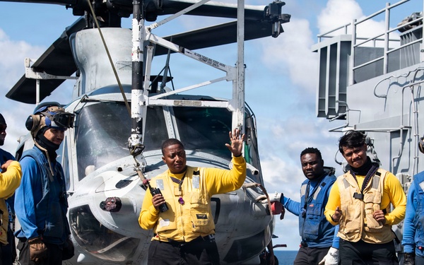 Boxer Sailors, 11th MEU Marines Conduct Daily Operations