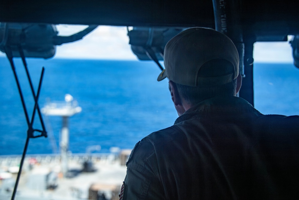 USS Boxer Conducts RAS with USNS Henry J. Kaiser