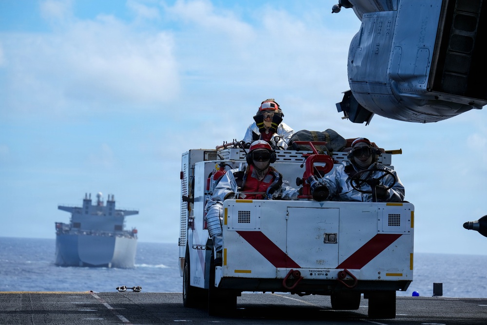 USS Boxer, USS Portland, USS John L. Canley Sail in Formation