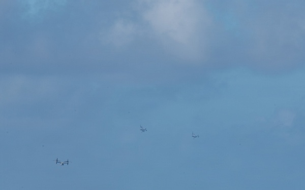 USS Boxer, USS Portland, USNS John L. Canley and USNS Pililaau sail in formation