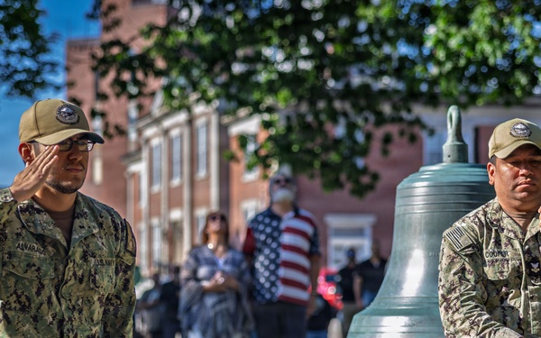 PNSY Retirement Flag Flying Ceremony for Eric Cupp