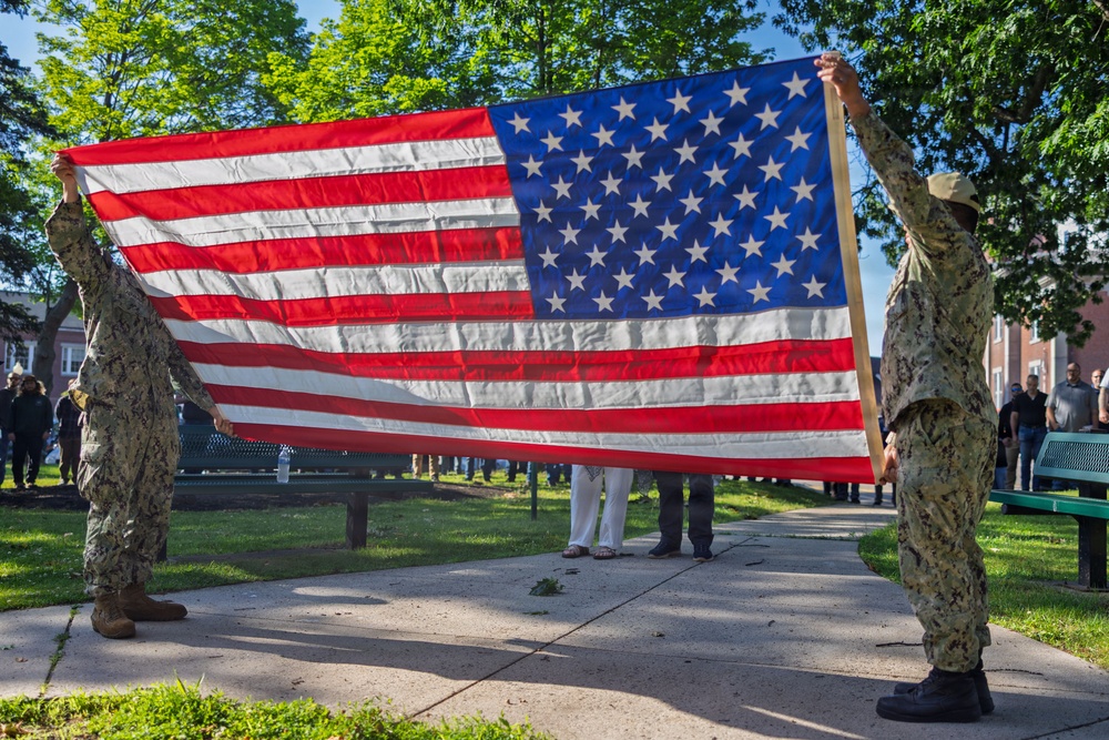 PNSY Retirement Flag Flying Ceremony for Eric Cupp