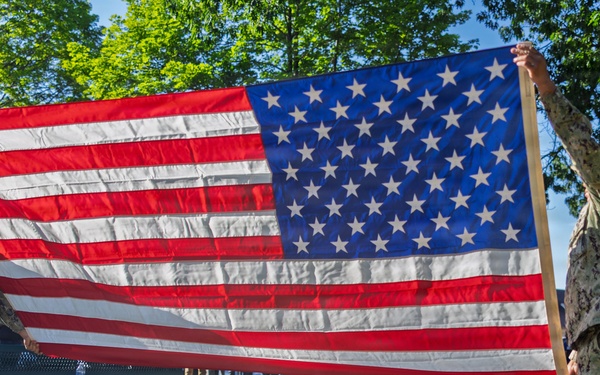 PNSY Retirement Flag Flying Ceremony for Eric Cupp