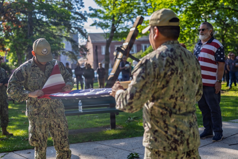 PNSY Retirement Flag Flying Ceremony for Eric Cupp