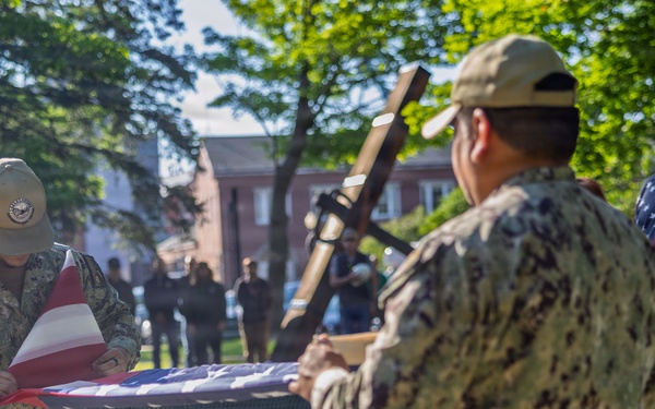 PNSY Retirement Flag Flying Ceremony for Eric Cupp