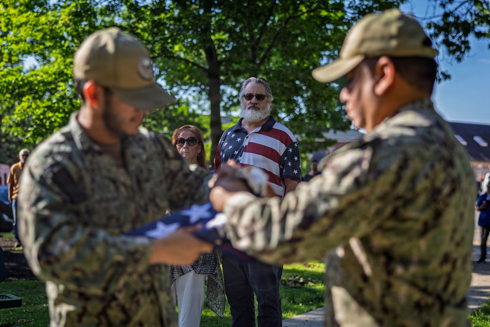 PNSY Retirement Flag Flying Ceremony for Eric Cupp