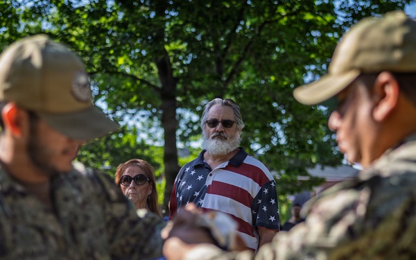 PNSY Retirement Flag Flying Ceremony for Eric Cupp