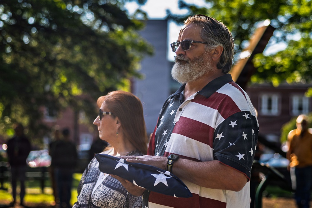 PNSY Retirement Flag Flying Ceremony for Eric Cupp