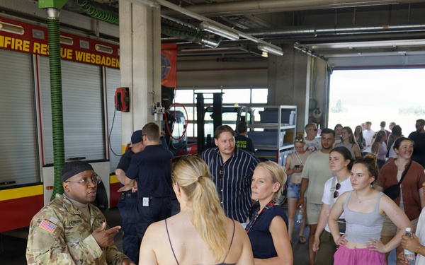 Strengthening ties: USAG Wiesbaden DES hosts German Police Officers