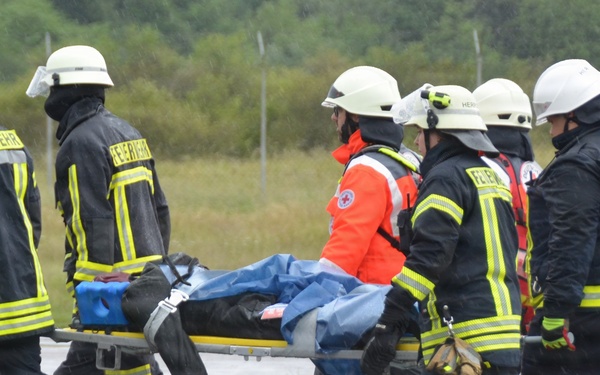 USAG Rheinland-Pfalz, German first responders train for joint emergency response