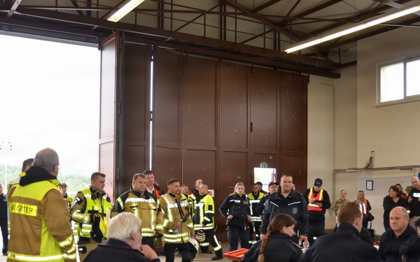 USAG Rheinland-Pfalz, German first responders train for joint emergency response