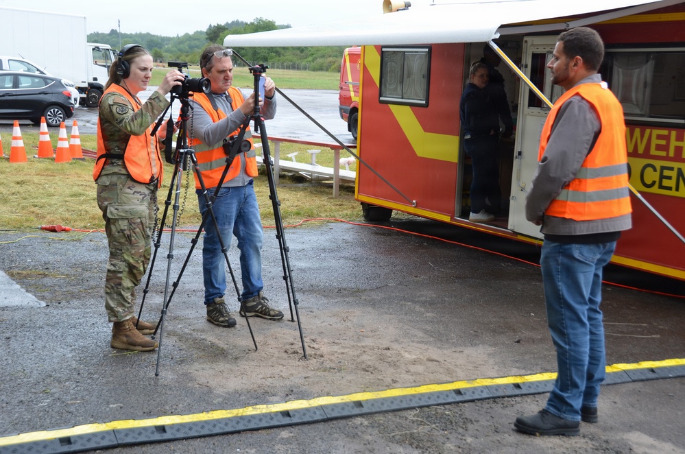 USAG Rheinland-Pfalz, German first responders train for joint emergency response